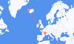 Flights from Reykjavík to Montpellier