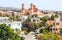 Photo of aerial view of Paphos with the Orthodox Cathedral of Agio Anargyroi, Cyprus.