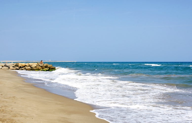 beach of El Prat de Llobregat, Barcelona, Catalunya, Spain, Europe