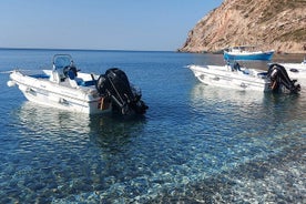 Private Boat Rental in Milos Bay