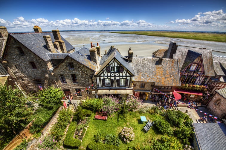 Photo of Grande Rue, Village of Saint Michael's Mount, Normandy, France.