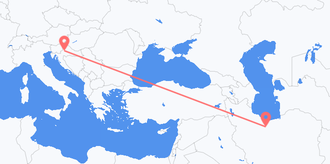 Iran to Croatia