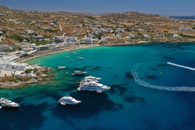 Crociera sulla costa meridionale dell'isola di Mykonos con pranzo