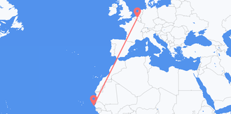 Vuelos de Senegal a Bélgica