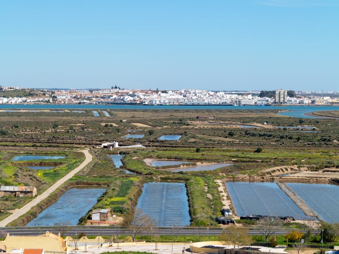 Photo of Border between Portugal and Spain. Vila Real de Santo António and Ayamonte.