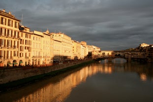 Photo of beautiful landscape of panoramic aerial view port of Genoa in a summer day, Italy.