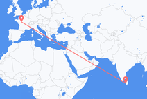 스리랑카 콜롬보에서 출발해 프랑스 투어에(으)로 가는 항공편
