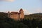 Photo of the North view of Liechtenstein Castle .