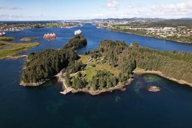 La planète Viking et croisière vers "La Ferme Viking", Avaldsnes.