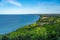 photo of Stenshuvud National Park overlooking Lush forests with High Biodiversity and Long Sandy Beach in Sweden.