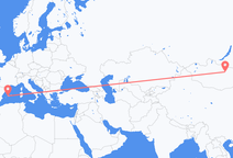 Vols d’Oulan-Bator à Palma