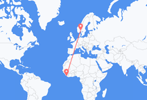 Monrovia to Oslo
