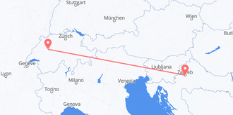 die Schweiz nach Kroatien