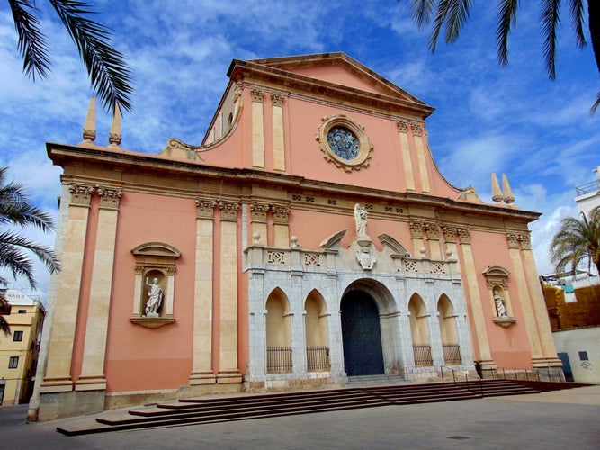 Photo of Lovely baroque church in Vilanova i la Geltru, Spain.