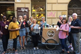 Campo dè Fiori Market and Trevi Fountain Food and Wine Tour in Rome