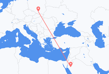 Flyrejser fra Tabuk til Krakow