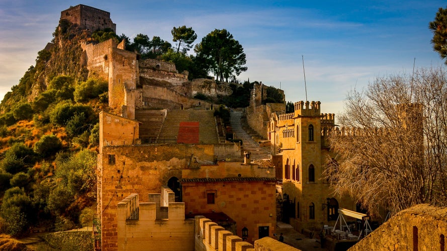 Photo of Xàtiva Castle on Xàtiva,Spain.