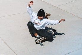 Aula de skate em Eivissa