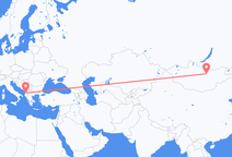 Vols d’Oulan-Bator à Tirana