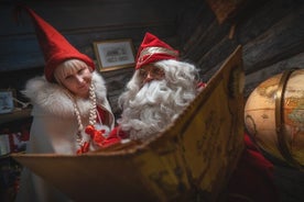 Incontro con Babbo Natale nel suo nascondiglio segreto a Kittilä