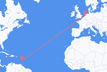 Saint Lucia to Amsterdam