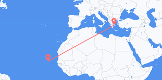 Flights from Cape Verde to Greece