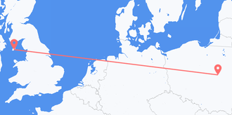 Flights from the Isle of Man to Poland