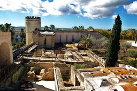 Balade dans Jerez avec l'Alcazar et l'entrée de la cathédrale