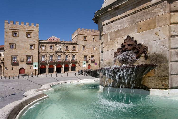 Sight of Revillagigedo's palace in Gijon, Asturias (Spain)