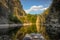 Photo of Prokop Valley in a protected area in Prague, Czech Republic.