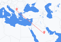 Vols de Riyad à Skopje