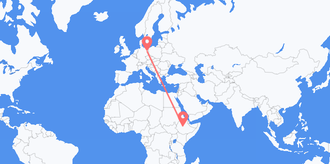 Flüge von Äthiopien nach Deutschland