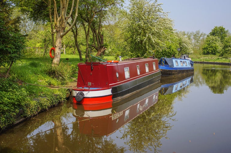 marina worcester and birmingham canal alvechurch worcestershire uk