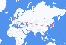 大阪からケルン行きのフライト
