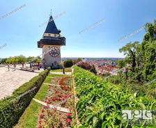 Aerial View Of Graz City Center - Graz, Styria, Austria, Europe.