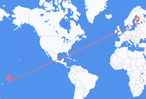 Apia to Helsinki