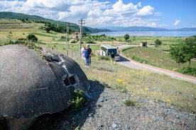 Umhverfis vatnið Albanía frá Ohrid.