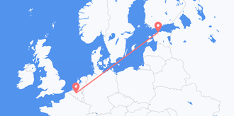 Estonia to Belgium