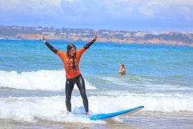 SURF in Albufeira surf school - beginner and intermediate lesson