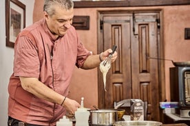 Aula de culinária grega em Santorini