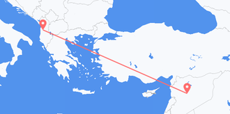 Syria to Albania