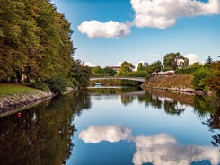 Canal in the historic centre of Gothenburg, Sweden.