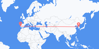 Flights from South Korea to Portugal