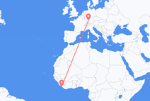 Flüge von Monrovia nach Stuttgart