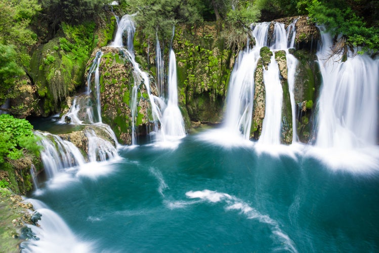 photo of Waterfalls of Martin Brod in Una national park in Bihać, Bosnia and Herzegovina.