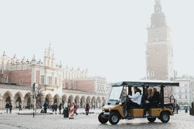 Visite de la ville de Cracovie en voiture électrique avec billet facultatif pour la vieille synagogue ou l'hôtel de ville