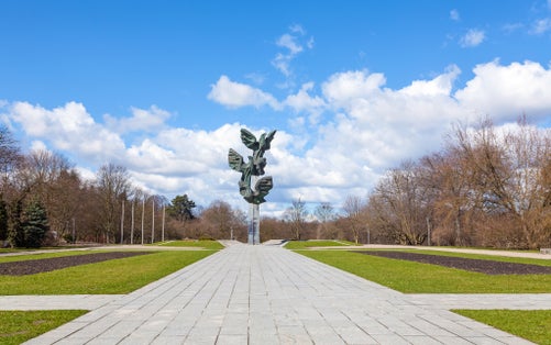 Jan Kasprowicz municipal Park, one of the most popular walking sites in Szczecin, Poland.