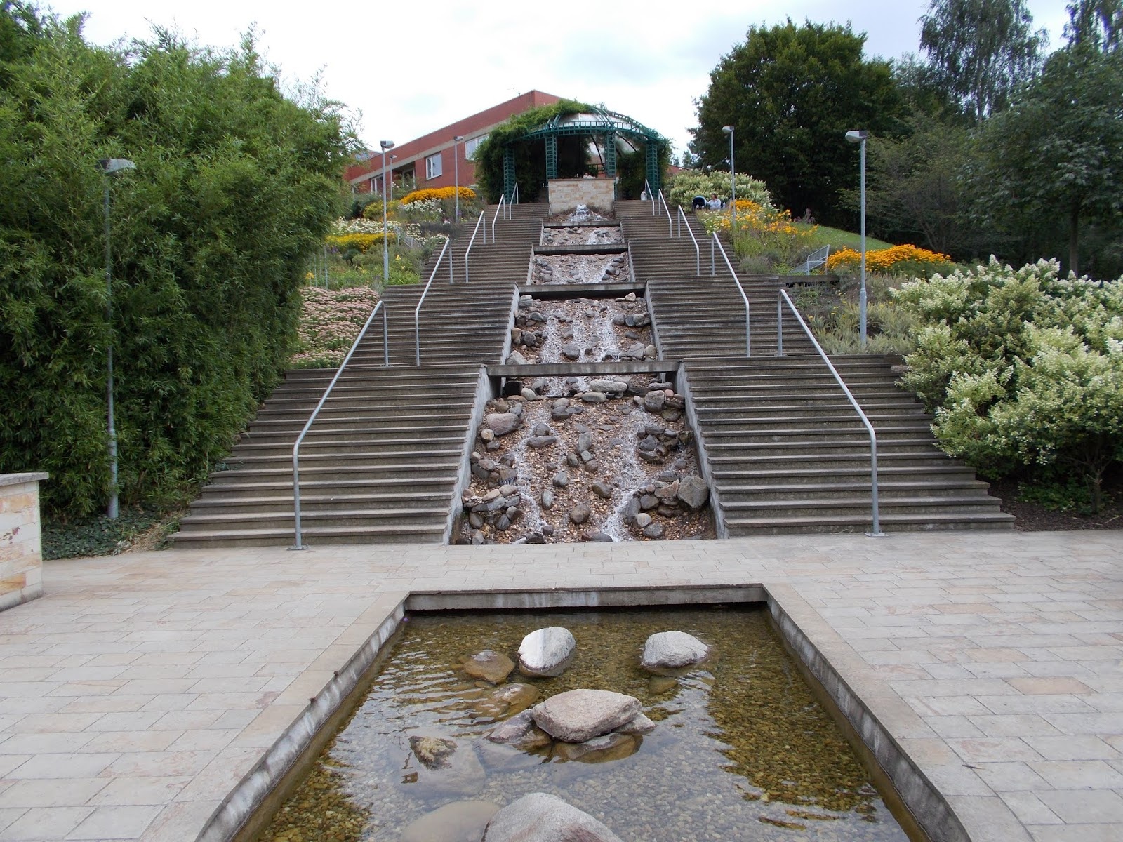 Playground in Paradise Garden Park, Žižkov, Prague, Czechia