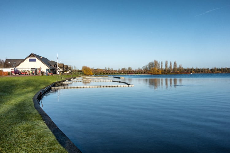 Photo of Willen Lake in Milton Keynes.