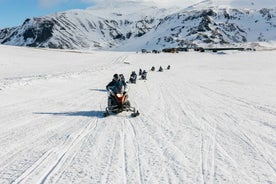 From Reykjavik: Golden Circle and Glacier Snowmobiling